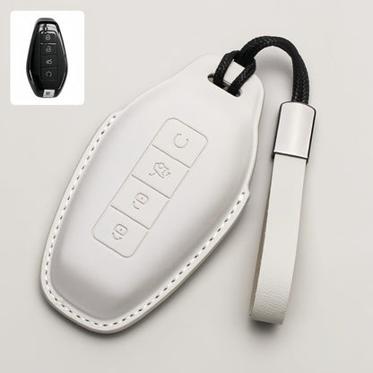 Full Wrap Leather Key Fob Case for Denza B5/B8 - NICE EVS