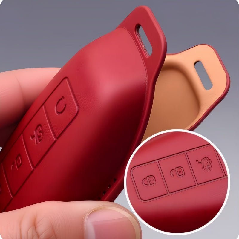 Full Wrap Leather Key Fob Case for Denza B5/B8 - NICE EVS