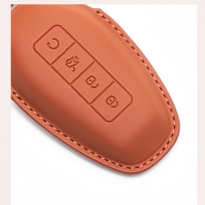 Full Wrap Leather Key Fob Case for Denza B5/B8 - NICE EVS