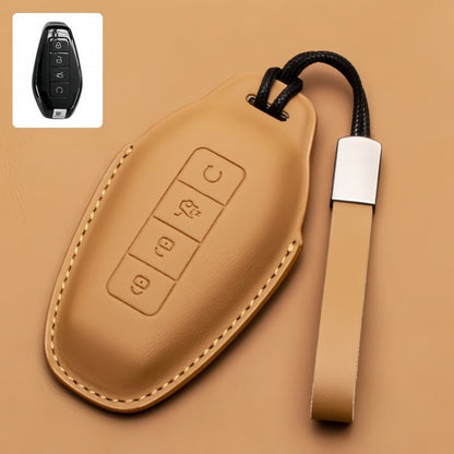 Full Wrap Leather Key Fob Case for Denza B5/B8 - NICE EVS