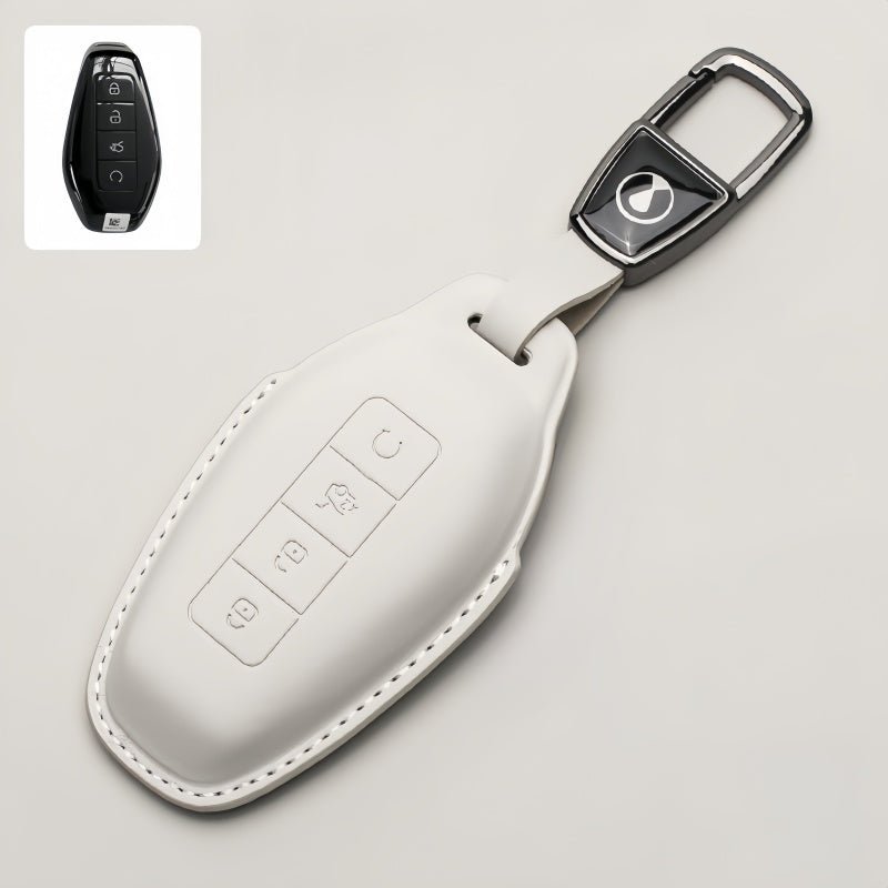 Full Wrap Leather Key Fob Case for Denza B5/B8 - NICE EVS