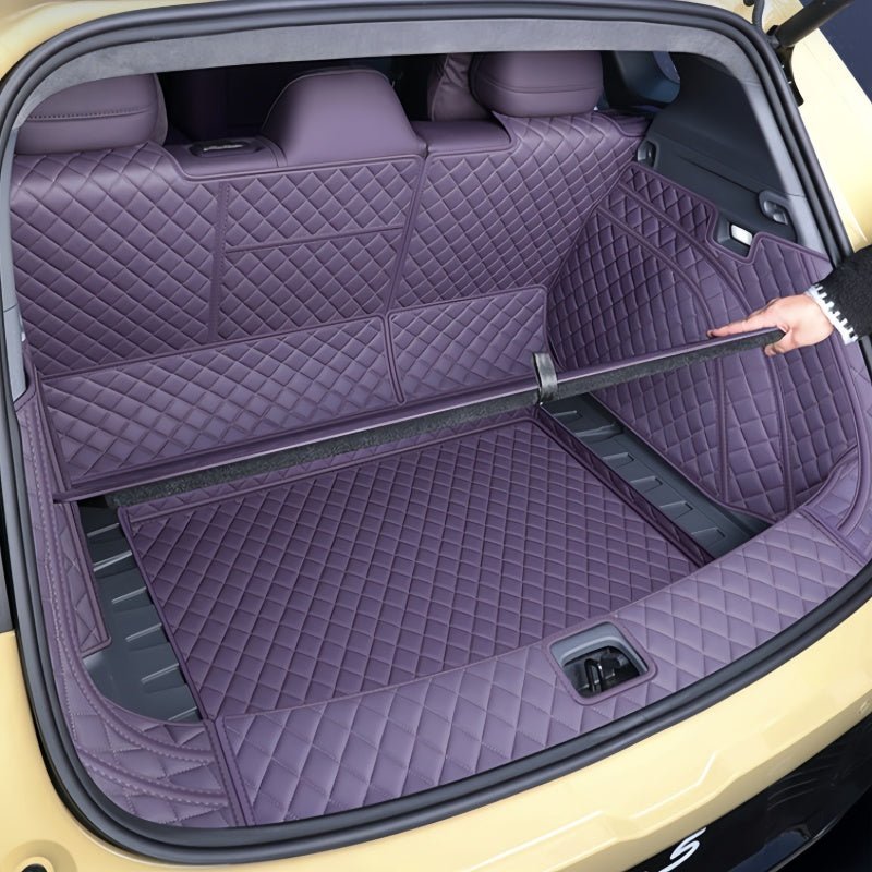 Full‑Surround Nappa Leather Cargo Liner for Leapmotor B05 - NICE EVS