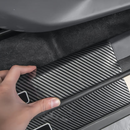 ABS Carbon Fiber Door Sill Protector for Geely E2 / EX2