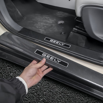 ABS Carbon Fiber Door Sill Protector for Geely E2 / EX2