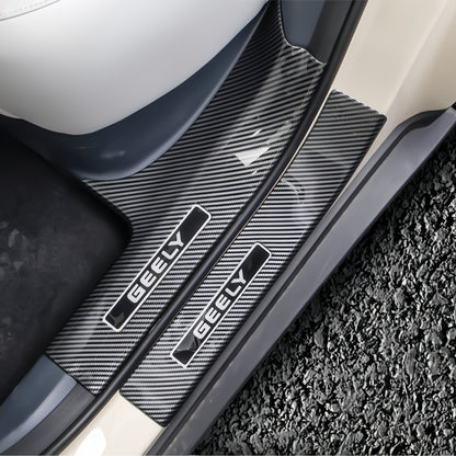ABS Carbon Fiber Door Sill Protector for Geely E2 / EX2