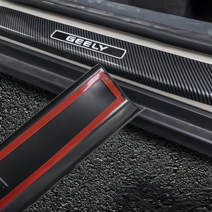 ABS Carbon Fiber Door Sill Protector for Geely E2 / EX2
