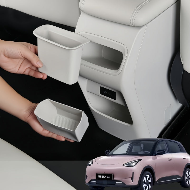 Center Console Rear Storage Silicone Mat for Geely E2/EX2