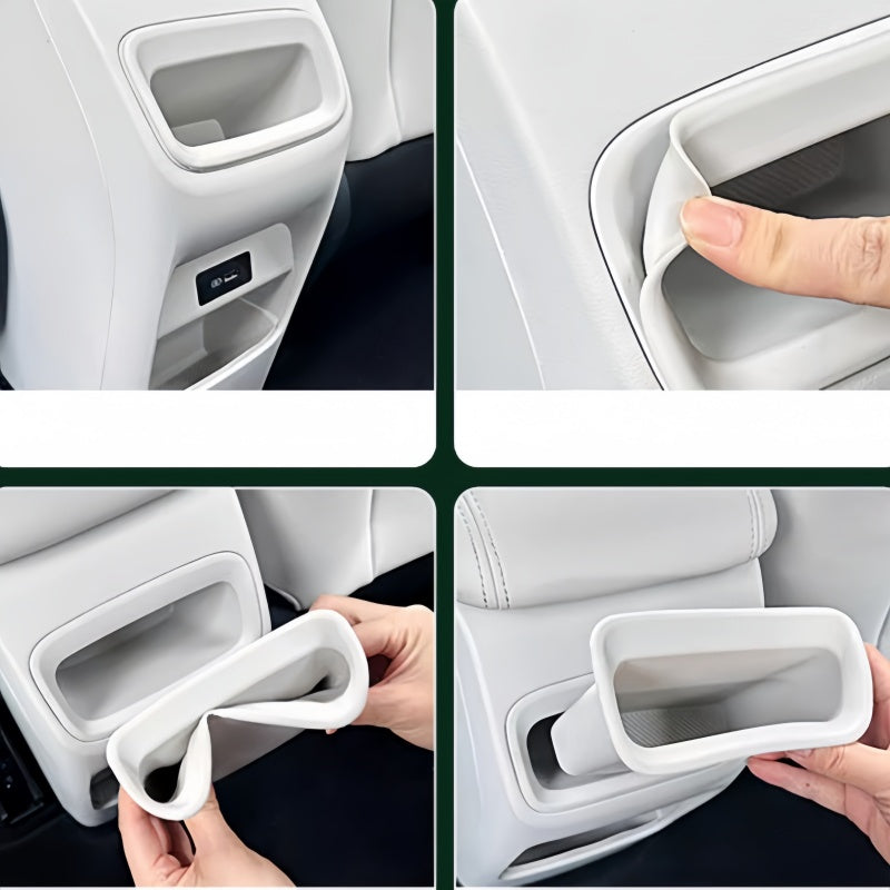 Center Console Rear Storage Silicone Mat for Geely E2/EX2