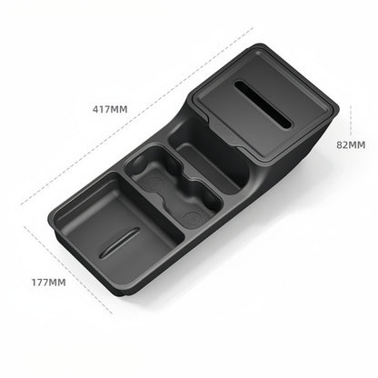 Dual-Layer Under Center Console TPE Tray for Geely E2/EX2