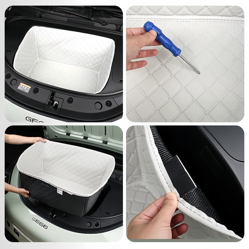 Frunk Leather Floor Mat for Geely E2 / EX2
