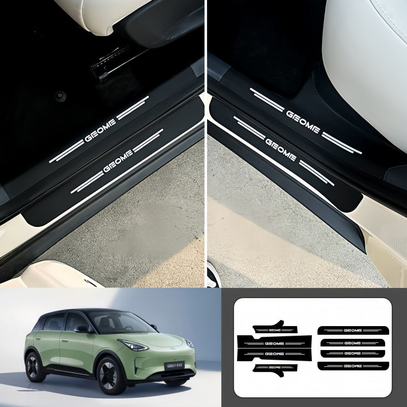 Nappa Leather Door Sill Protector for Geely E2 / EX2