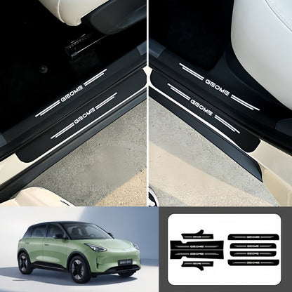Nappa Leather Door Sill Protector for Geely E2 / EX2