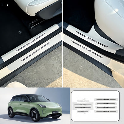 Nappa Leather Door Sill Protector for Geely E2 / EX2