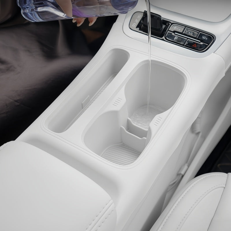 Integrated Silicone Mat for Cup & Phone Slot for Geely E2/EX2