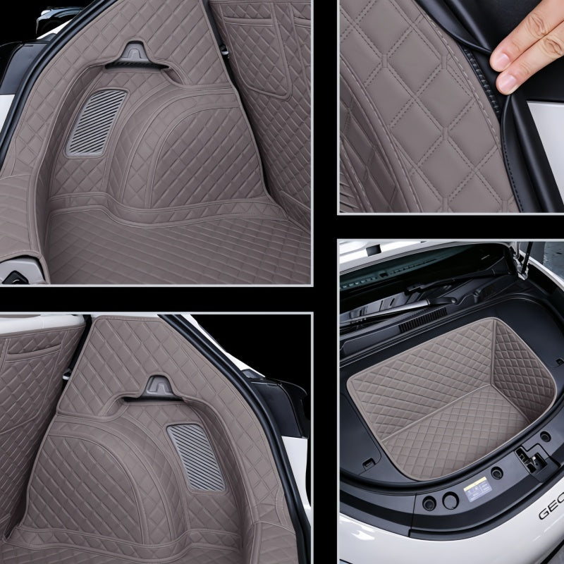 Full Coverage Leather Trunk Mat for Geely E2/EX2