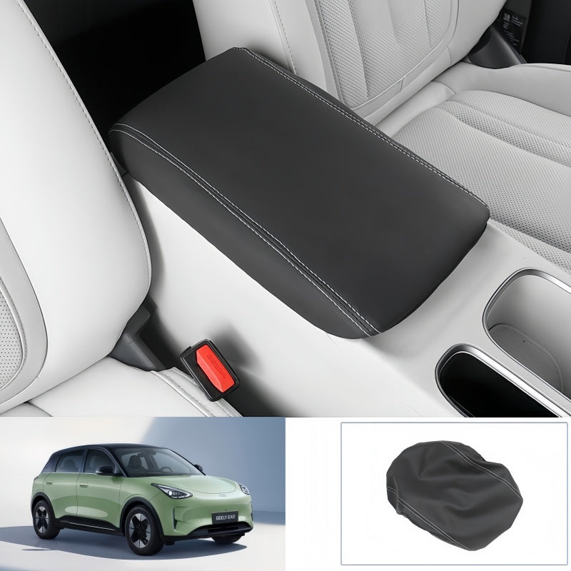 Nappa Leather Armrest Box Cover for Geely E2/EX2