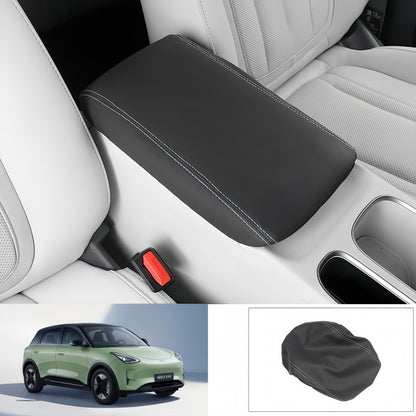Nappa Leather Armrest Box Cover for Geely E2/EX2