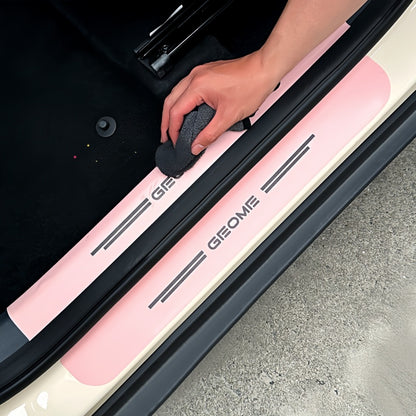 Nappa Leather Door Sill Protector for Geely E2 / EX2