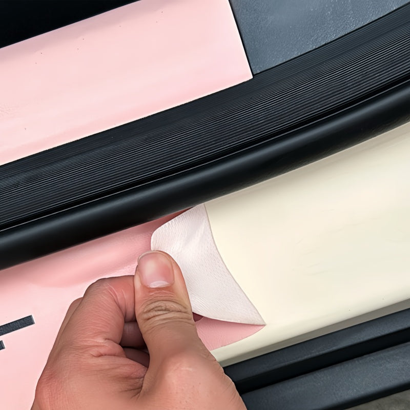 Nappa Leather Door Sill Protector for Geely E2 / EX2