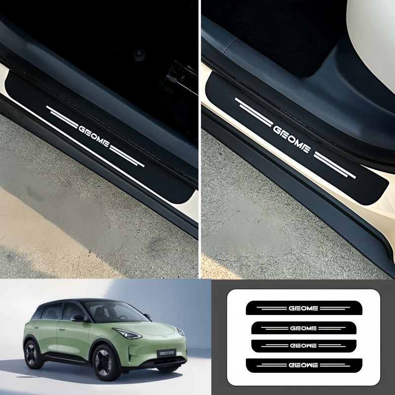 Nappa Leather Door Sill Protector for Geely E2 / EX2