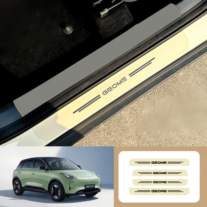 Nappa Leather Door Sill Protector for Geely E2 / EX2
