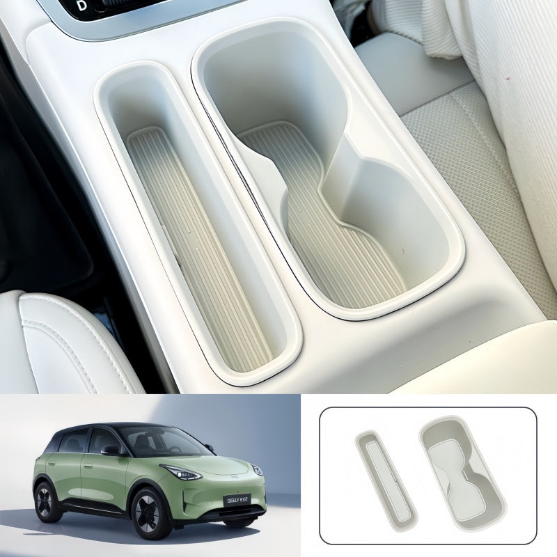 Split Silicone Mat for Cup & Phone Slot for Geely E2/EX2