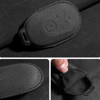 Alcantara Suede Key Fob Cover for Geely E2 / EX2