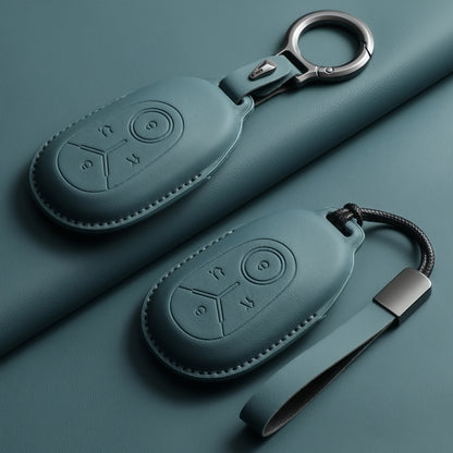 Top-Grain Leather Key Fob Case for Geely E2 / EX2