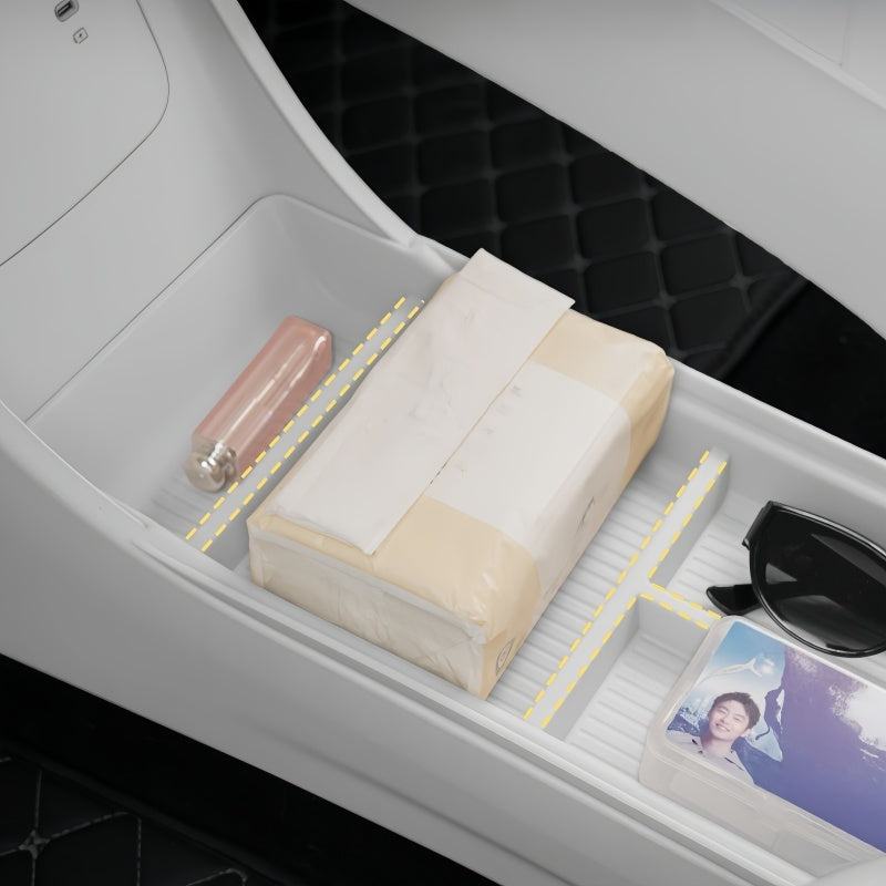 Under Center Console TPE Tray for Geely E2/EX2