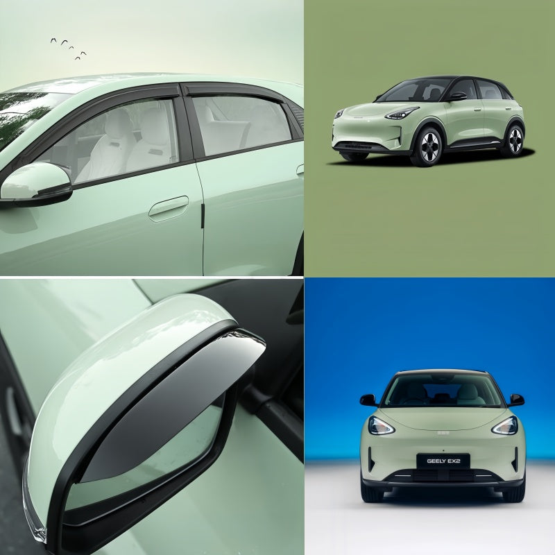 Viseras deflectores de lluvia para ventanas para Geely