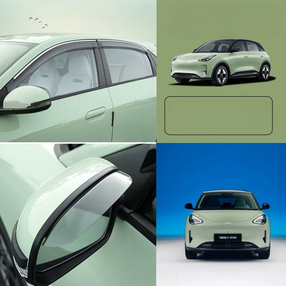Viseras deflectores de lluvia para ventanas para Geely