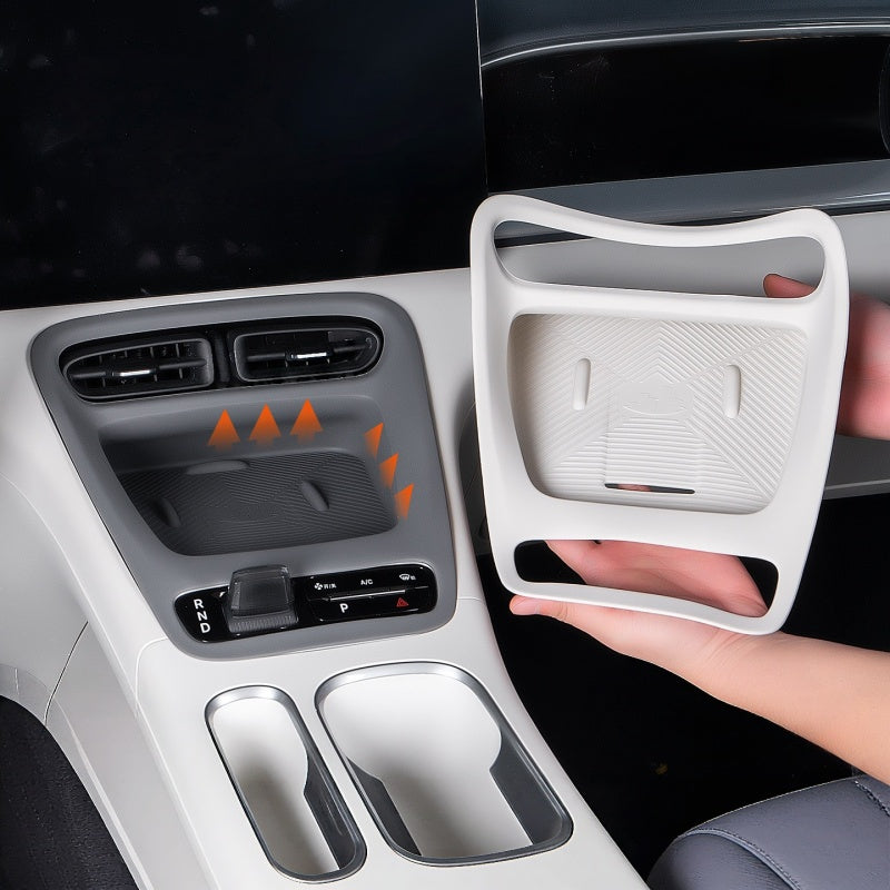 Wireless Charging & Button Integrated Silicone Mat for Geely E2/EX2