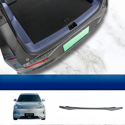Carbon Fiber Style Trunk Sill Scuff Plate for Geely EX5