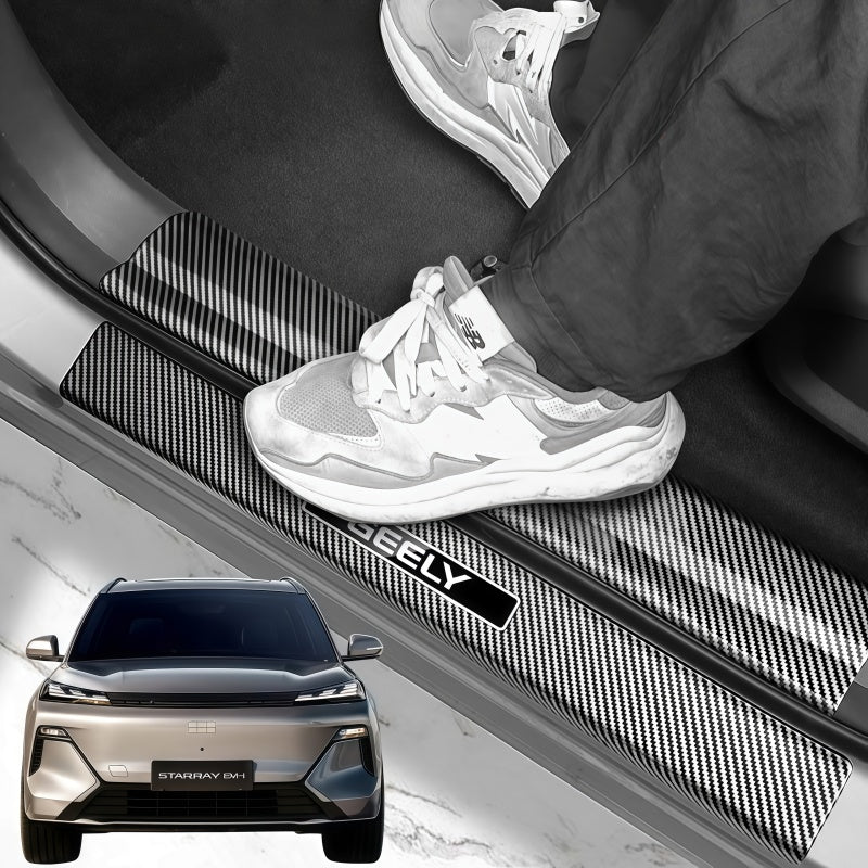 Carbon Fiber Door Sill Protector for Geely EX5 EM-i / Starray EM-i