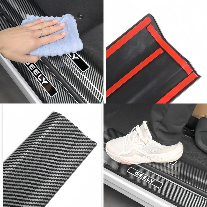 Carbon Fiber Door Sill Protector for Geely EX5 EM-i / Starray EM-i
