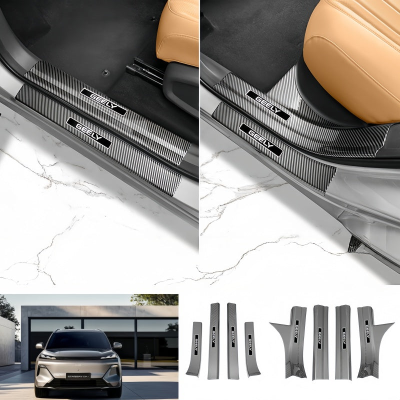 Carbon Fiber Door Sill Protector for Geely EX5 EM-i / Starray EM-i
