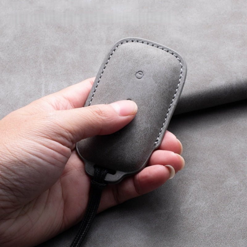 Genuine Leather Key Fob Cover for Geely EX5/Geely Starray EM - i/Geely EX5 EM - I - NICE EVS