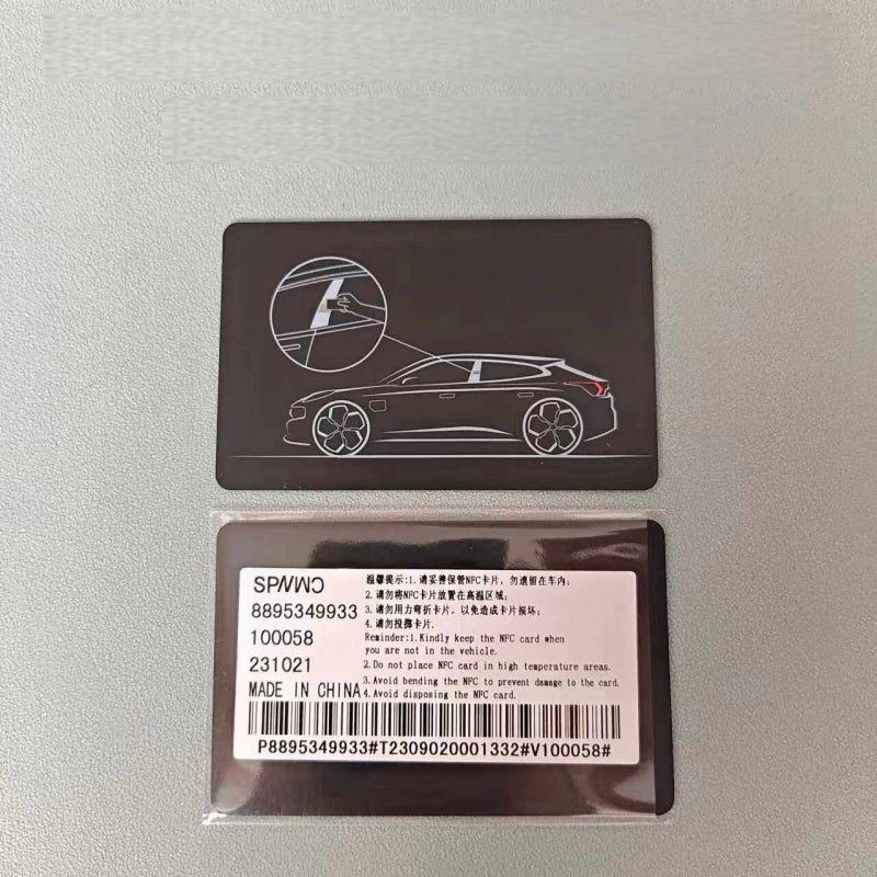Genuine OEM NFC Key Card for Zeekr 001/7GT/009/X/7X - NICE EVS