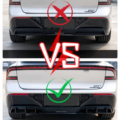 Gloss Black ABS Rear Bumper Spoiler For 2026 Xpeng P7+ - NICE EVS