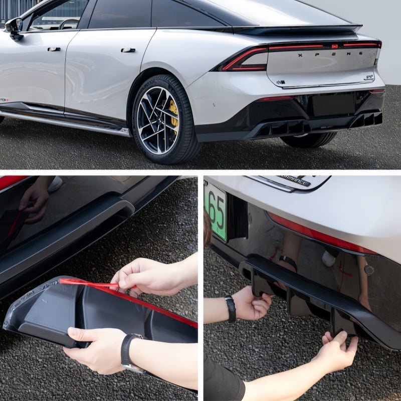 Gloss Black ABS Rear Bumper Spoiler For 2026 Xpeng P7+ - NICE EVS