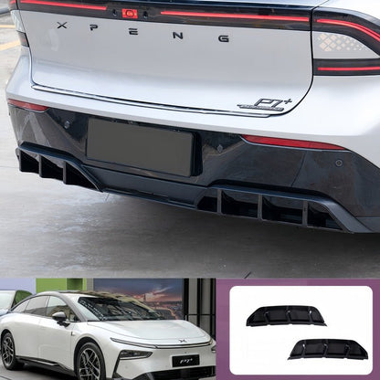 Gloss Black ABS Rear Bumper Spoiler For 2026 Xpeng P7+ - NICE EVS
