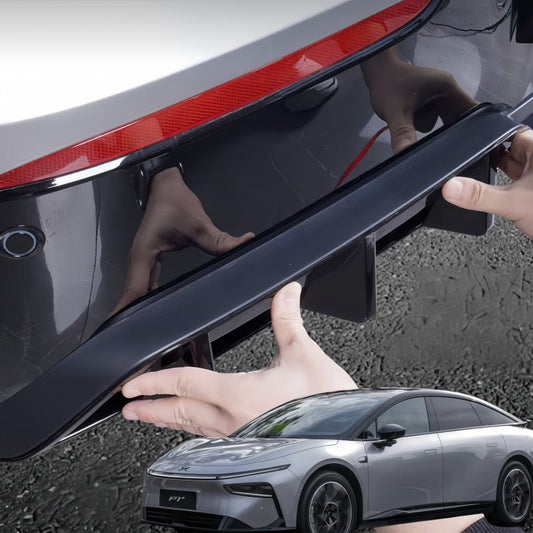 Gloss Black ABS Rear Bumper Spoiler For 2026 Xpeng P7+ - NICE EVS