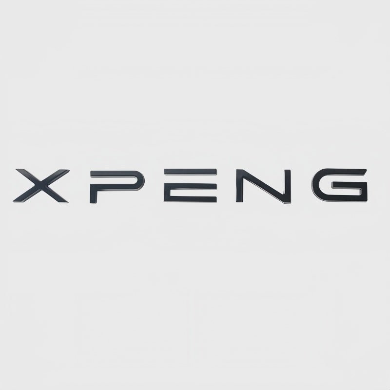 Gloss Black Alloy Badge Overlay Kit for Xpeng G6 2023-2026 - NICE EVS