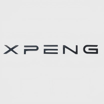 Gloss Black Alloy Badge Overlay Kit for Xpeng G6 2023-2026 - NICE EVS