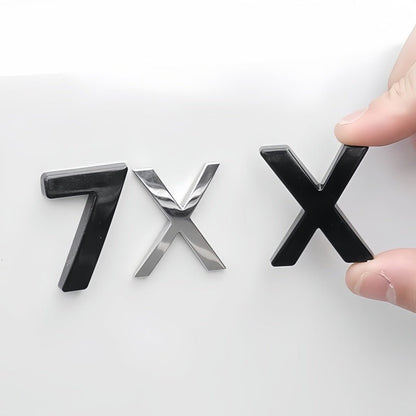 Gloss Black Back Badge for ZEEKR 7X - NICE EVS