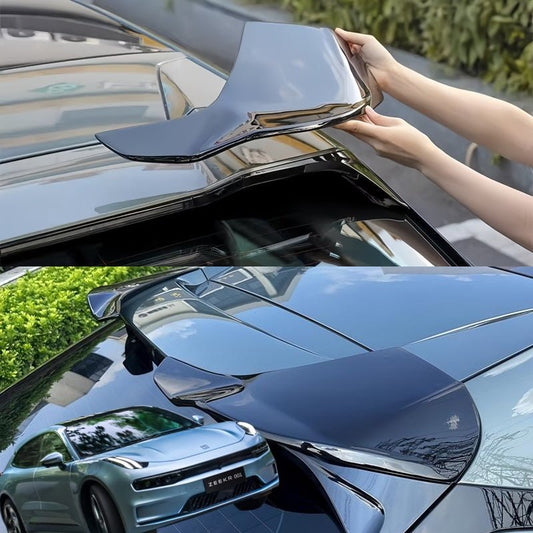 Gloss Black & Carbon Fiber Roof Spoiler for ZEEKR 001 (2 Pcs) - NICE EVS