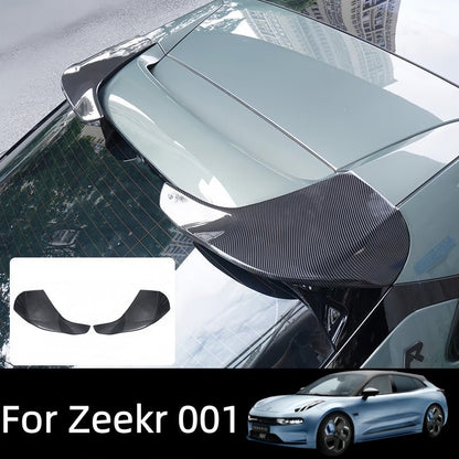 Gloss Black & Carbon Fiber Roof Spoiler for ZEEKR 001 (2 Pcs) - NICE EVS
