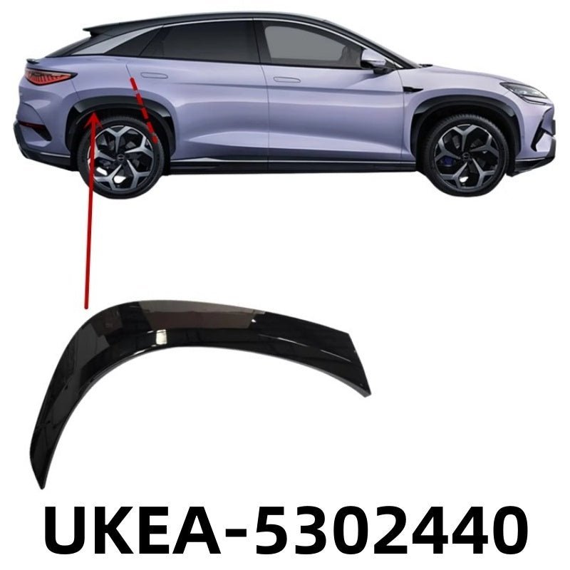 Gloss Black OEM Wheel Eyebrow Fender Flares for BYD Sealion 7 - NICE EVS