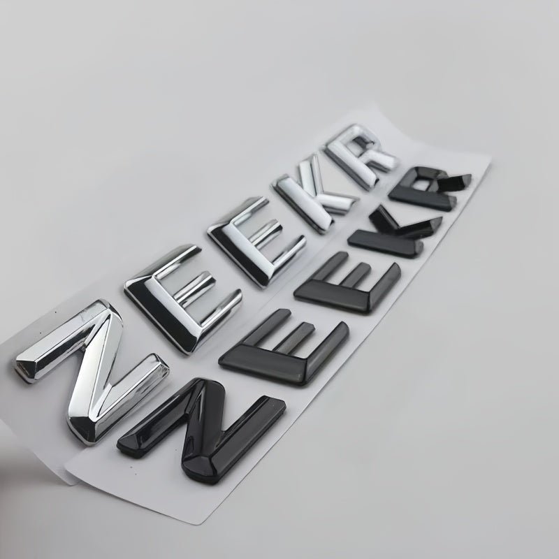 Gloss‑Black Rear Emblem Badge Sticker for Zeekr 7GT - NICE EVS