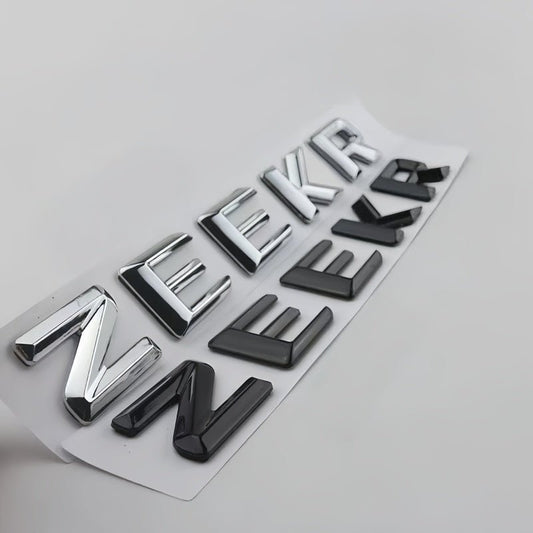 Gloss‑Black Rear Emblem Badge Sticker for Zeekr 7GT - NICE EVS